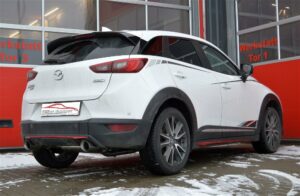 Friedrich Motorsport Gruppe A Sportauspuff Anlage für Mazda CX-3 Allrad 2.0