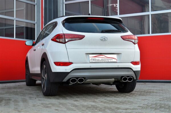 Friedrich Motorsport 70mm Sportauspuff Anlage für Hyundai Tucson TLE 1.6l T-GDI