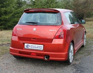 Fox Auspuff Sportauspuff Endschalldämpfer für Suzuki Swift 3 1