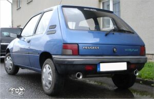 Fox Duplex Auspuff Sportauspuff Sportendschalldämpfer für Peugeot 205 1.6l 65kW