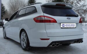 Fox Duplex Auspuff Sportauspuff Komplettanlage für Ford Mondeo 4 Turnier Estate