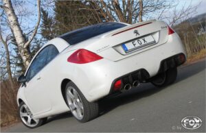 Fox Auspuff Sportauspuff Endschalldämpfer für Peugeot 308 cc 1.6l THP 147kW