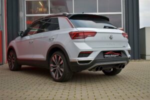 Friedrich Motorsport 76mm Duplex Sportauspuff Anlage für VW T-ROC 4motion 2.0l