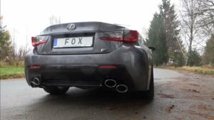 Fox Duplex Auspuff Sportauspuff Komplettanlage für Lexus RC F 5.0l 351kW ab 2014