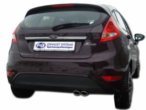 Fox Auspuff Sportauspuff Komplettanlage für Ford Fiesta 7 Fiesta 7 Sport 1.0l