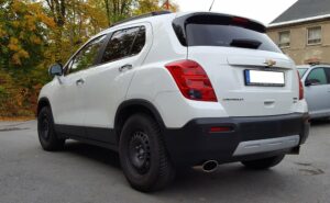 Fox Duplex Auspuff Sportauspuff Sportendschalldämpfer für Chevrolet Trax 4x4 1