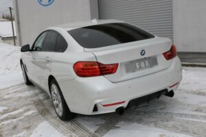 Fox Duplex Auspuff Sportauspuff Sportendschalldämpfer für BMW F36 420i 428i 2.0l