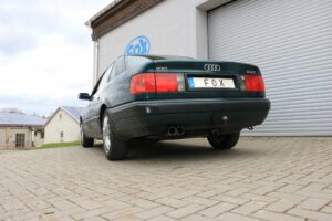 Fox Auspuff Sportauspuff Komplettanlage für Audi 100/A6 C4 2.0l 74/85/103kW 2.3l