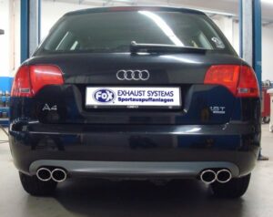 Fox Duplex Endrohrpaar für Audi A4 B7 Limo/ Avant 1.8l T 120/140kW 2.4 120/125kW