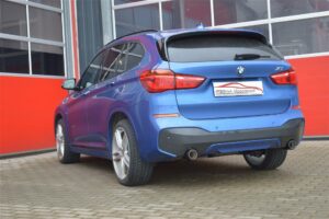 Friedrich Motorsport 76mm Duplex Sportauspuff Auspuff für BMW X1 F48 xDrive25d