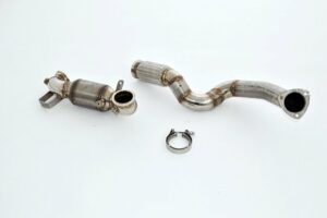 Friedrich Motorsport 3 Zoll 76mm Downpipe + 200 Zellen HJS Kat für Opel Astra K