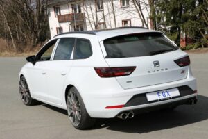 Fox Duplex Sportauspuff Komplettanlage für Seat Leon ST 5F Cupra 300 4x4 2