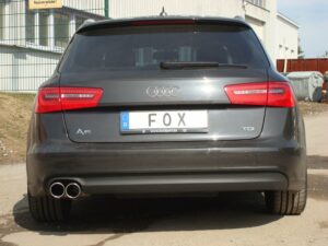 Fox Auspuff Sportauspuff für Audi A6 4G Limo/ Avant 2.0l TDI 100/120/130kW