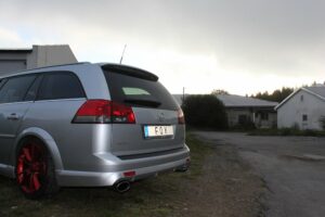 Fox Duplex Auspuff Sportauspuff Komplettanlage für Opel Vectra C OPC Caravan 2.8