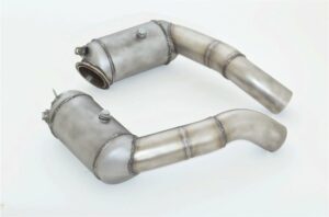 Friedrich Motorsport 76mm Downpipe-Satz + HJS Sport Kat für BMW 5er F10 Bj. 11-