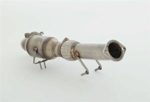 Friedrich Motorsport 76mm Downpipe + 200 Zellen HJS Sport-Kat für Ford Kuga II