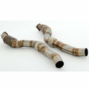 Friedrich Motorsport 2x90mm Downpipe 200 Zellen HJS Sport Kat für Audi RS6 4F