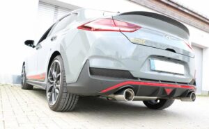 Fox Duplex Sportauspuff Endschalldämpfer für Hyundai i30N Performance Fastback HY141033-055