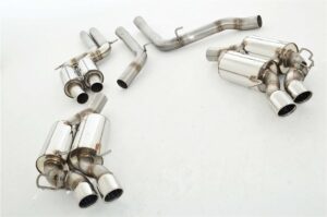 Friedrich Motorsport 2x76mm Duplex Sportauspuff Anlage für Audi S6 Limo 4G S7