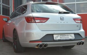 Friedrich Motorsport Gruppe A Sportauspuff für Seat Leon 5F ST inkl. FR ab 2013 992711AT-x