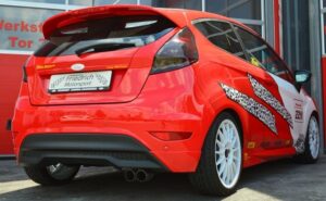 Friedrich Motorsport Auspuff Sportauspuff Sportendschalldämpfer für Ford Fiesta 971221-x