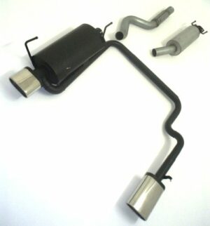 Friedrich Motorsport Gruppe A Duplex Sportauspuff Anlage für Opel Astra F 91-98 961145D-X