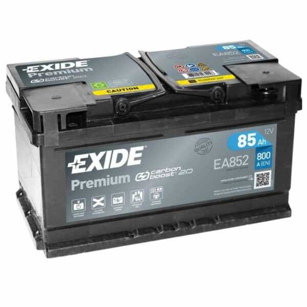 Exide EA852 Premium Carbon Boost 85Ah Autobatterie