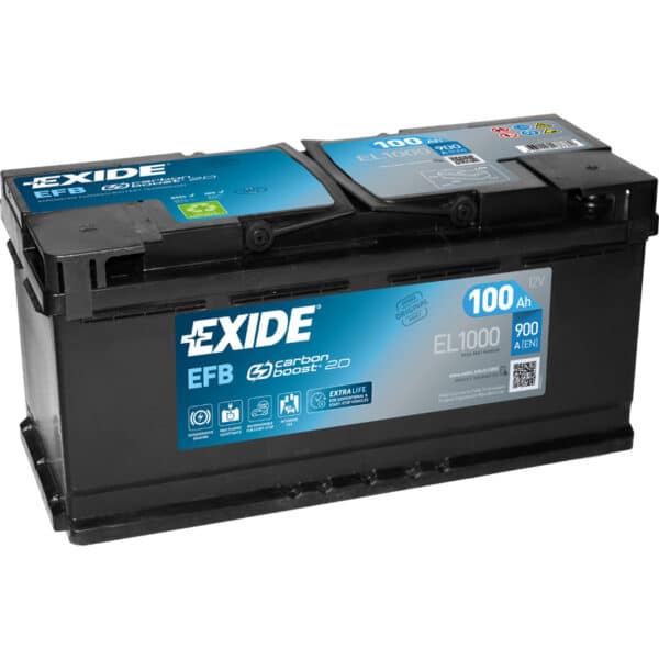 Exide EL1000 12V EFB Autobatterie 100Ah