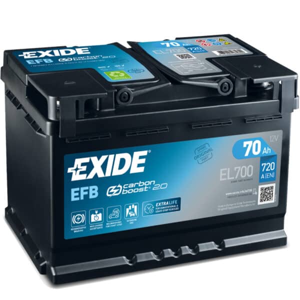 Exide EL700 12V EFB Autobatterie 70Ah