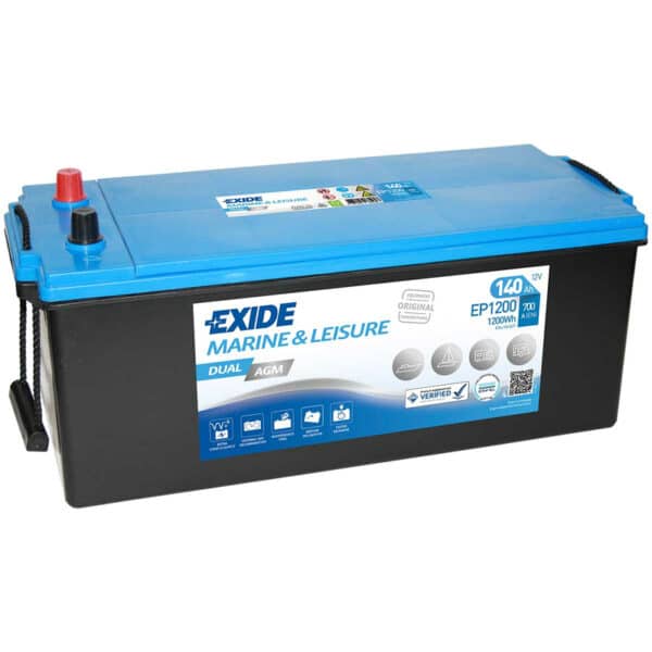 Exide EP1200 Dual AGM 140Ah 1200WH