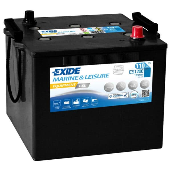 Exide ES1200 Equipment Gel (Gel G110) 110Ah Nato-Block