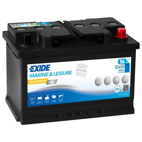 Exide ES650 Equipment Gel (Gel G60) 56Ah