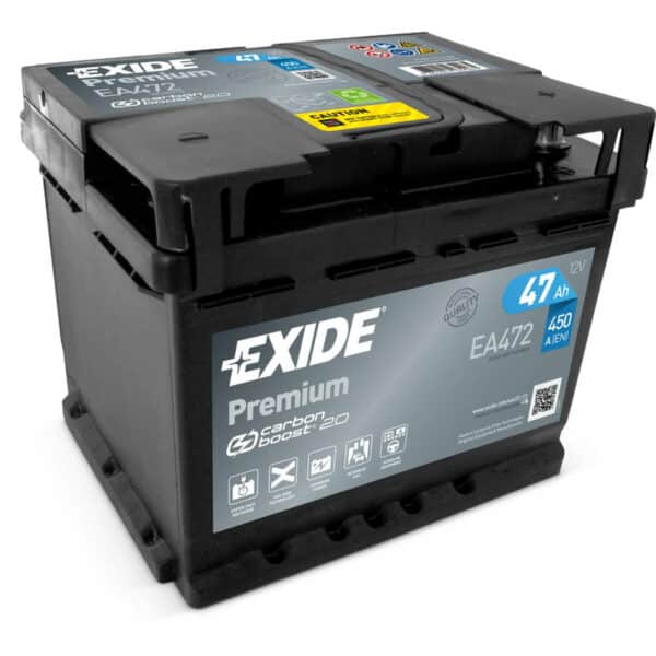 Exide EA472 Premium Carbon Boost 47Ah Autobatterie