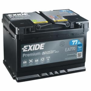 Exide EA770 Premium Carbon Boost 77Ah Autobatterie